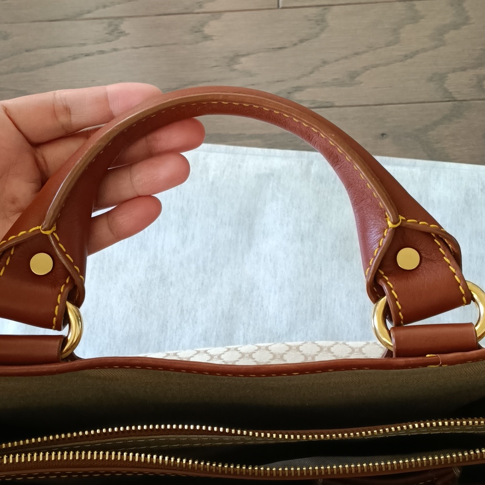 Celine boogie elegant Brown and Cream Designer Tote Bag - Picture 16 of 17